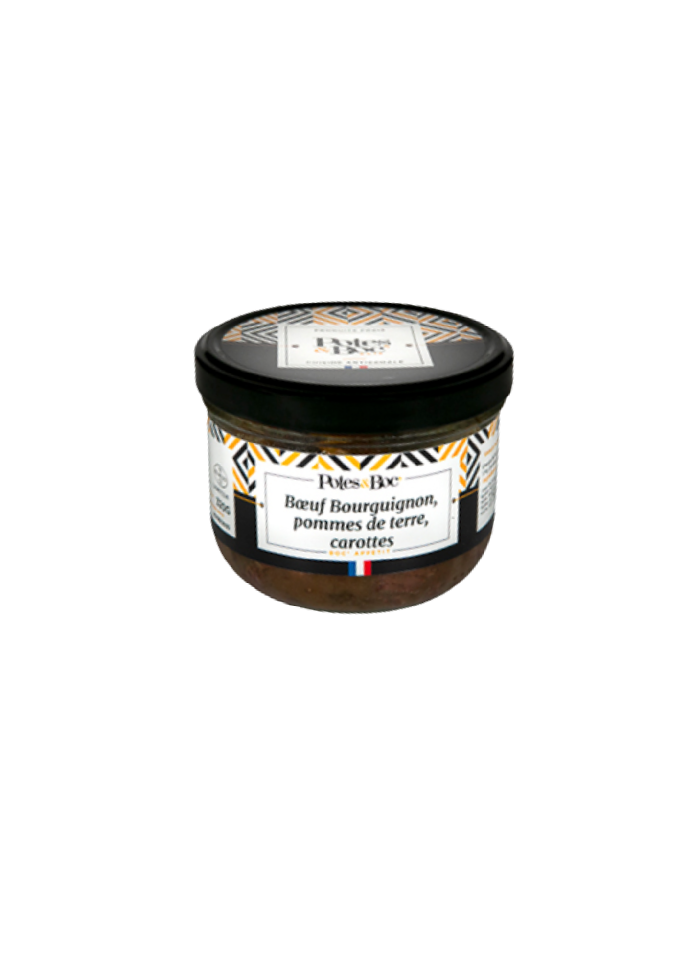 Boeuf bourguignon, pommes de terre, carottes - 11,50€